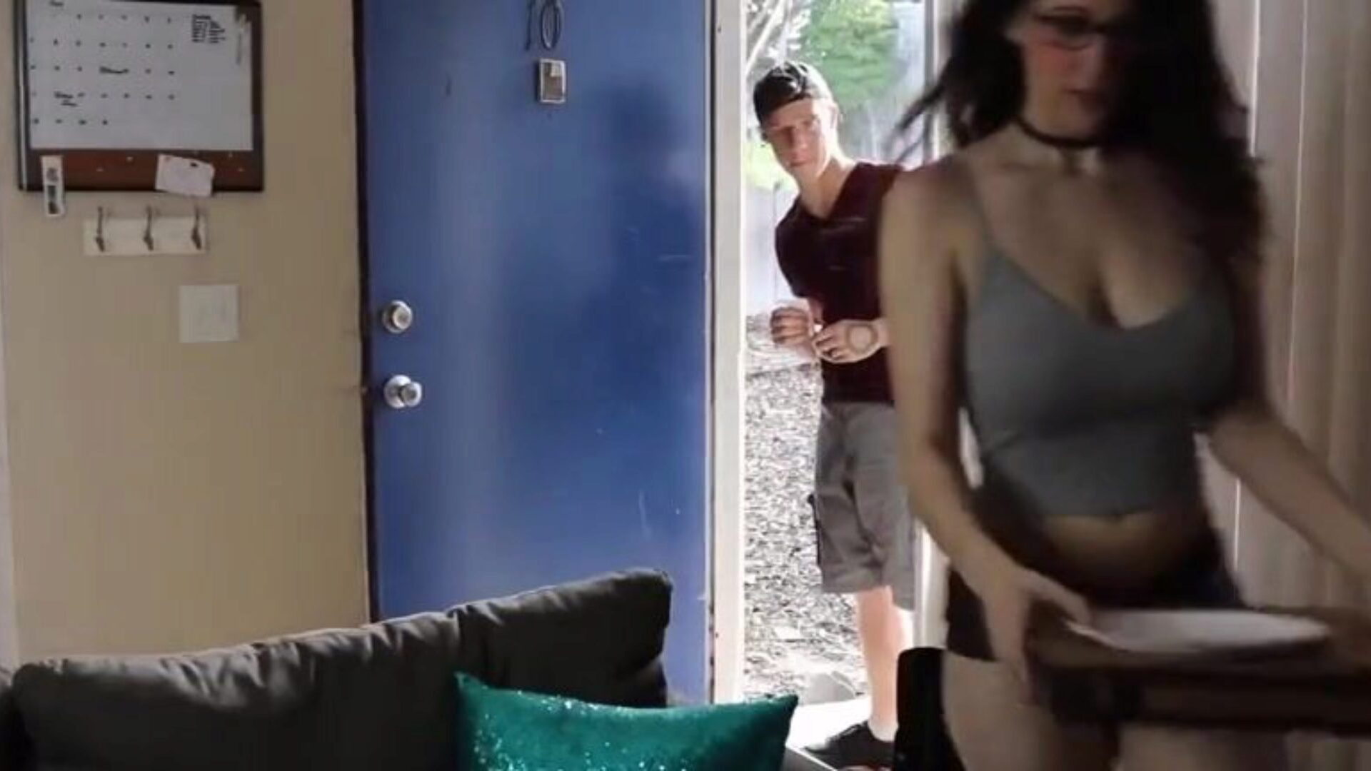 Pizza Delivery Boy Come To Home - Nude Clap