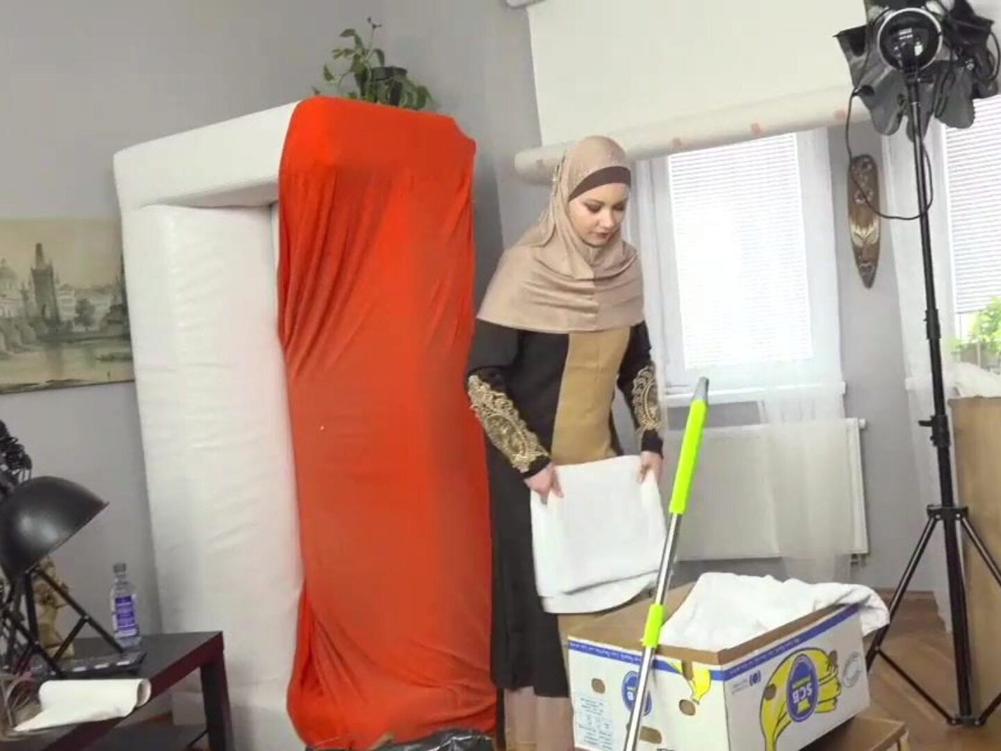 hijab putki amatööri vittu